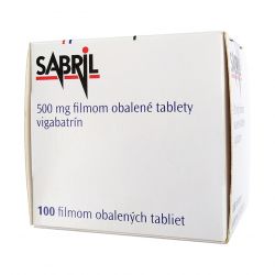 Сабрил (Вигабатрин) таблетки 500мг №100 (100 таблеток) в Черногорске и области фото