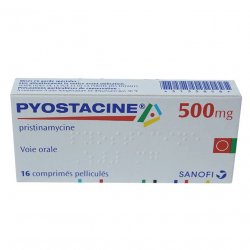 Пиостацин (Пристинамицин) таблетки 500мг №16 в Черногорске и области фото