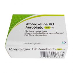 Атомоксетин HCL 40 мг Европа :: Аналог Когниттера :: Aurobindo капс. №30 в Черногорске и области фото