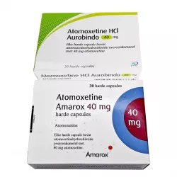 Атомоксетин HCL 40 мг Европа :: Аналог Когниттера :: Aurobindo / Amarox / Glenmark / Teva капс. №30
